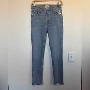 Agolde Light Blue Ankle Jeans